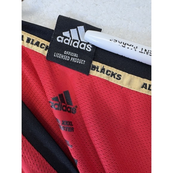 Adidas All Blacks Training Jersey New Zealand Rugby Red Climacool Mens 3XL - Picture 9 of 13